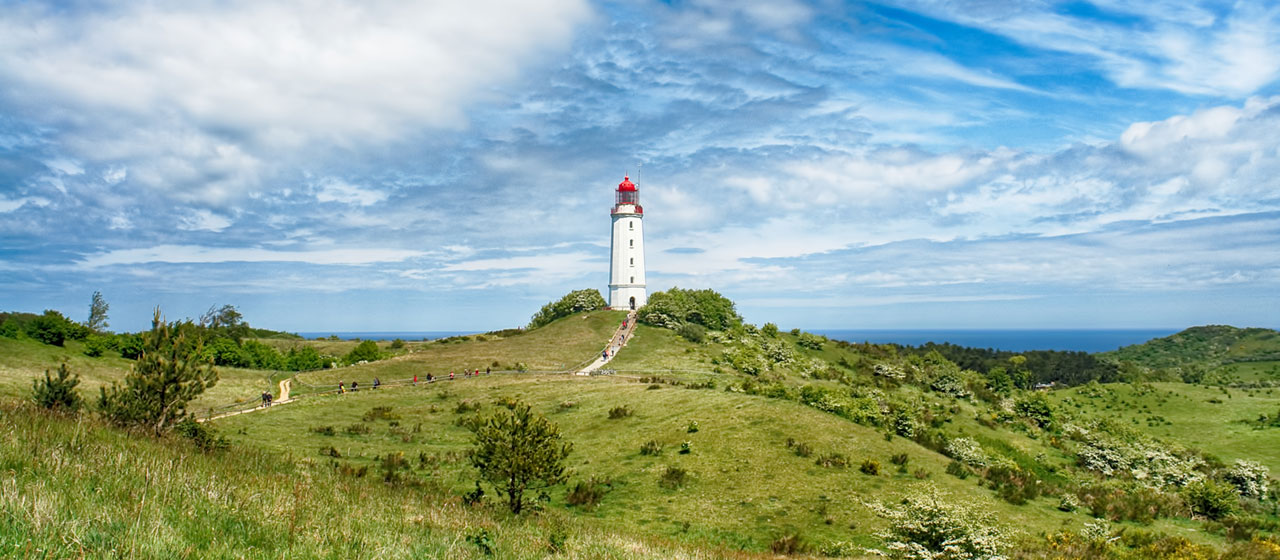 Leuchtturm Dornbusch auf Hiddensee